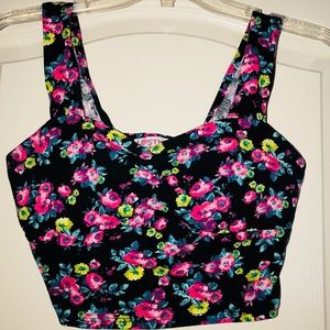 Floral crop top
